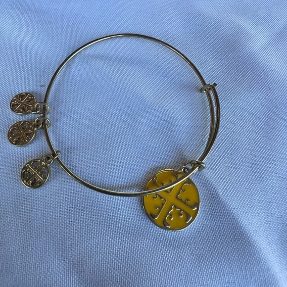 Tory Burch Gold and Yellow Charm Bracelet - Picture 4 of 5